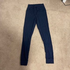 Aerie- Navy Tie Up Leggings